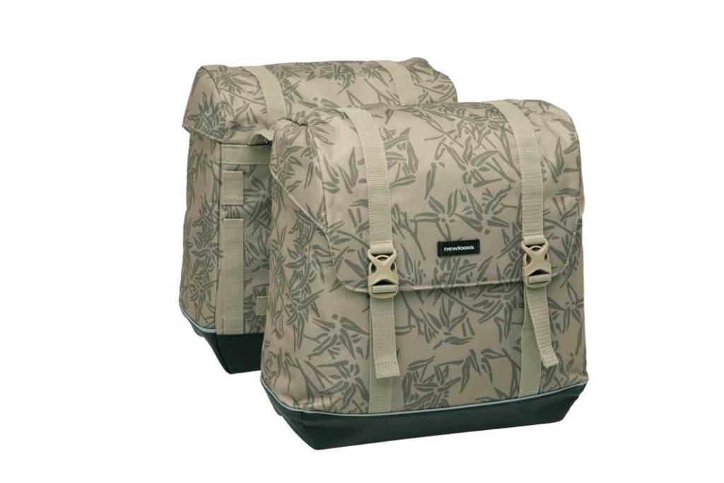 Dubbele-Fietstas-New-Looxs-Alba-Double-Bamboo-Sand-42L Dubbele-Fietstas-New-Looxs-Alba-Double-Bamboo-Sand-42L